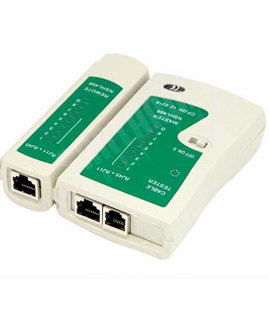 TESTER PROFESIONAL CABLE RED RJ45 RJ11 CAT5 UTP LAN CABLE TESTER