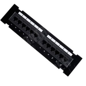 (P2612-C5E) PATCH PANEL CAT 5E 1U 12 PUERTOS