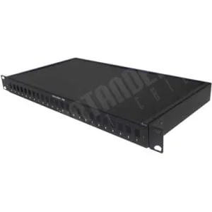 Cabecera Rackeable Vacia 19" ST/FC 24F 1U Contratuerca Telemax