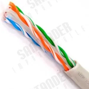 CABLES DE RED UTP Cat5E COBRE INTERIOR UNIFILAR 305 MTS