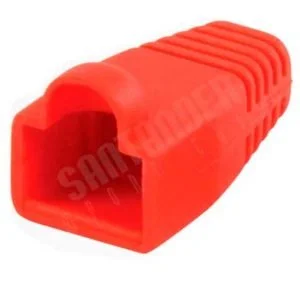 CAPUCHON RJ45 COLOR ROJO