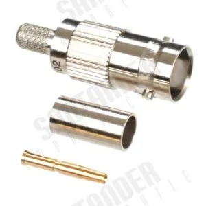 CONECTOR BNC HEMBRA CRIMPABLE PARA RG-59