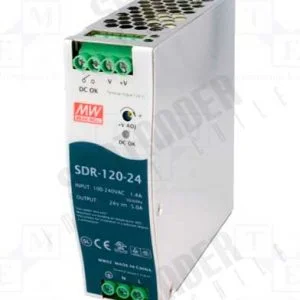 FUENTE DE PODER MEANWELL P/N SDR-120-24