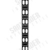 ORDENADOR VERTICAL PARA GABINETE 40UX200MM X 8MM NEGRO (OV4565) Q - Image 2