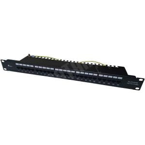 PATCH PANEL CAT3 1U 24 PUERTOS VOZ - TELEMAX
