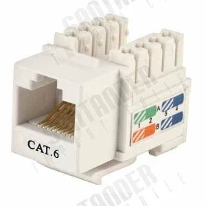 (K008-C6) MODULO RJ45 CATEGORIA 6 UTP