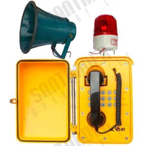 KNSP-08LB TELEFONO CON BALIZA Y SIRENA KOONTECH