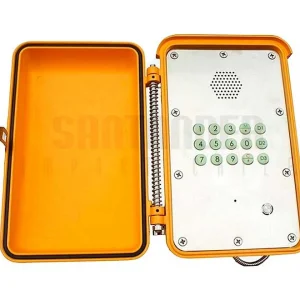 INTERCOMUNICADOR INDUSTRIAL CARCASA METALICA IP65 ANTIVANDALICO ANALOGO