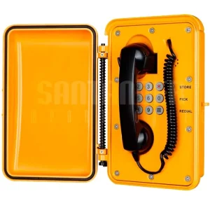 TELEFONO INDUSTRIAL CARCASA METALICA IP65 ANTIVANDALICO IP - OPCIONAL POE ALIMENTACION DC O 220V
