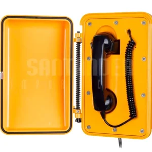 TELEFONO INDUSTRIAL DE EMERGENCIA CARCASA METALICA IP65 ANTIVANDALICO ANALOGO