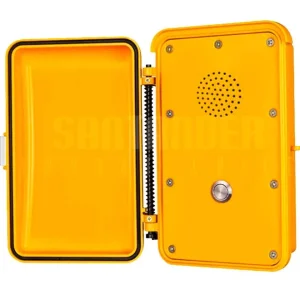 TELEFONO INDUSTRIAL DE TUNEL CARCASA METALICA IP65 ANTIVANDALICO ANALOGO